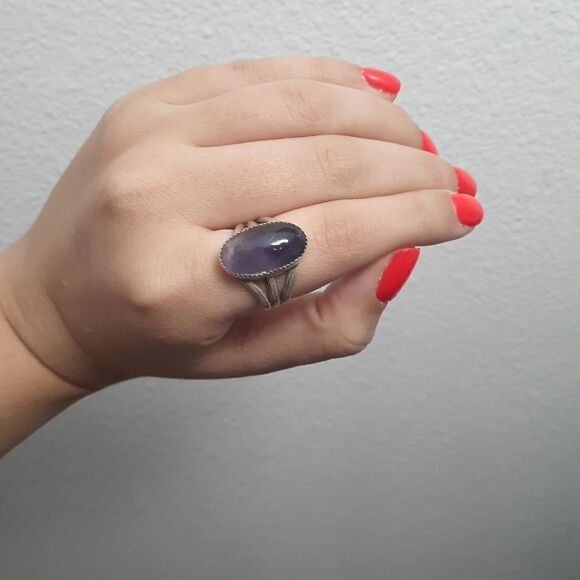 GEMSTUDIO silver amethyst ring - Picture 3 of 4